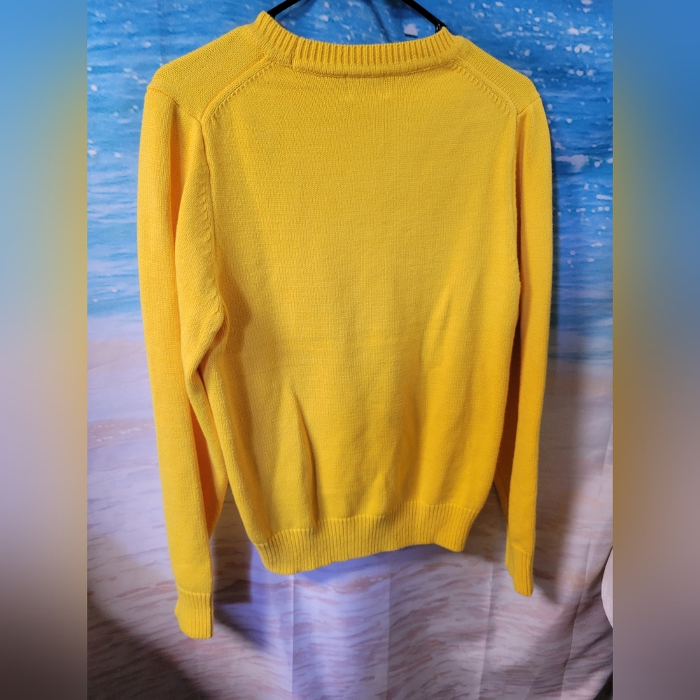 Bumble NWOT Yellow Collegiate Look Sweater Size Small - Picture 2 of 4